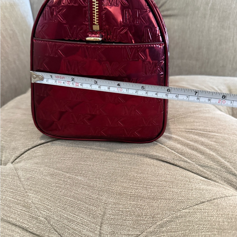 Michael Kors Glossy Red Satchel and Wallet Set - Picture 10 of 12